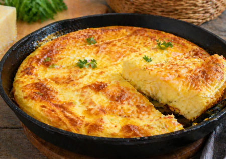 Аджарский омлет борано вместо надоевших завтраков — воздушный, сырный и румяный завтрак из духовки