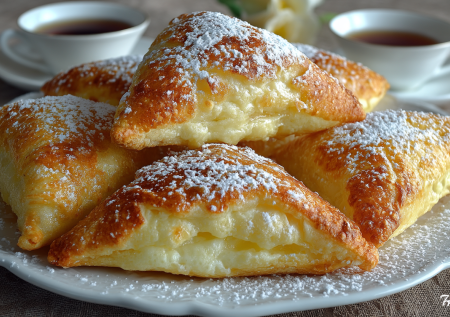 Пачка творога и ложка ванили — через 20 минут на столе нежные «косынки»: мягче пуха и вкуснее бисквита