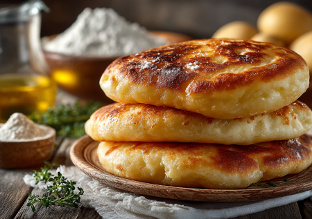 Взбиваю картошку с яйцом — выходят пышки вкуснее драников и пирожков: можно брать остатки пюре