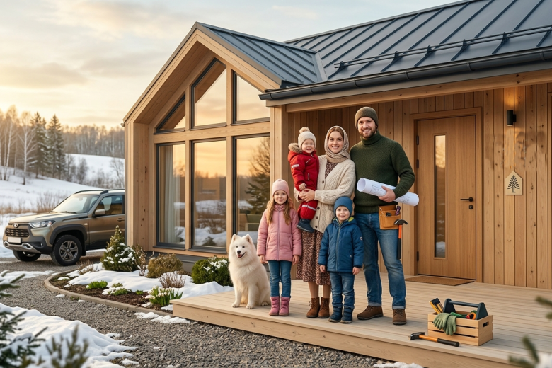 Семейная ипотека на строительство дома в 2026 году: условия, сумма, как получить