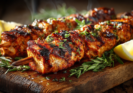 Сочный, вкусный, с ароматом дымка — таким должен быть шашлык. Этот рецепт делает его еще и полезным