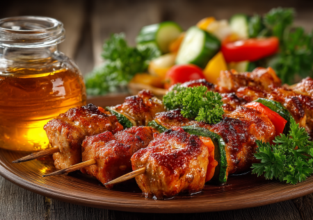 Шашлык будет с богатым послевкусием: рецепт маринад с уксусом для сочного и ароматного мяса