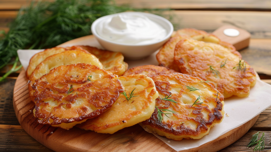 Картофельные ленивые пирожки с золотистым луком