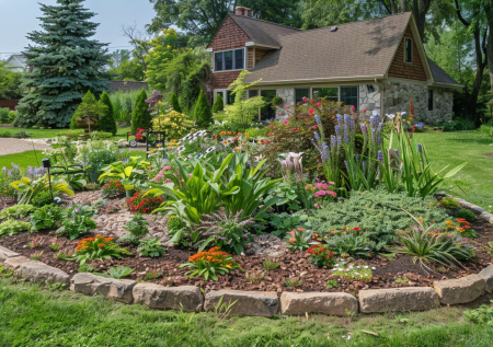 10 идей сделать клумбу своими руками: от покрышек до дизайнерских решений