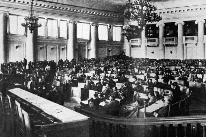 Зал заседаний I Государственной думы в Таврическом дворце