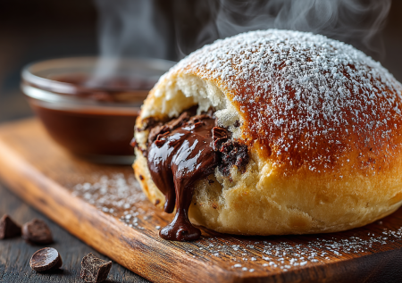 Эти булочки подружили меня с выпечкой — очень простой рецепт! А какая тут сердцевина