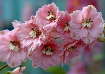 Посейте в апреле — в июне сад засияет перламутрово-розовыми свечами. Аристократ с махровыми цветками