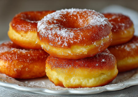 Вместо скучных сырников — пончики «Кефирные»: пышные, румяные, с хрустящей корочкой