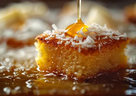 4 быстрых рецепта манников: с яблоками, шоколадом, по-арабски и на сметане