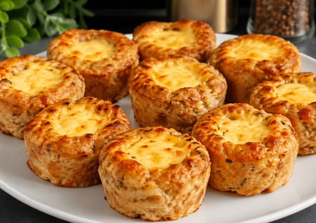 Котлеты не жарю в тонне жира: готовлю куриные кексы с сыром — простой рецепт в духовке