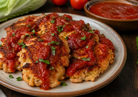 Пачка грудок и пекинка: жарю куриные растрепки — вкуснейшие котлеты с паприкой. Плюс вкусный соус