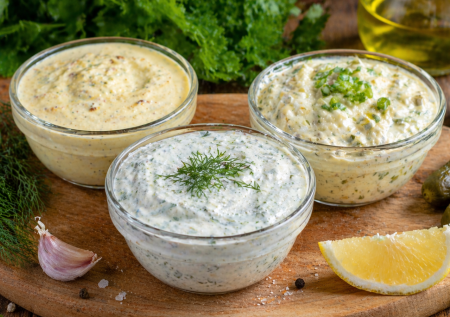 Эти шикарные соусы замешиваю за 5 минут — 3 варианта, и вы забудете о майонезе и кетчупе