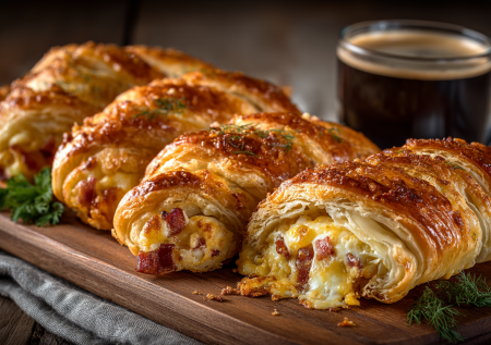 Натираю на терке плавленые сырки, и в духовку — через 20 минут смакую слоеные косички. Вкуснее и нежнее хачапури