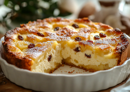 Беру творог, яйца и манку — блендерю все разом. Запеканка получается пышнее бисквита и нежнее чизкейка