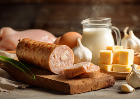 Колбаса «ну ты даешь, сама сделала»: сочная куриная вкуснятина без химии и лишних заморочек