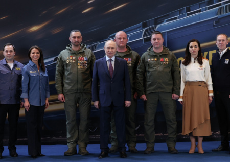 Путин встретился с бойцами Краматорского направления