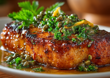 С мясо можно не заморачиваться — этот соус все решит. Готовлю лимонно-каперсовый микс