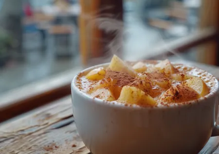 Яблочный десерт за 1 минуту без духовки: ленивый пирог в кружке, который съедают мгновенно