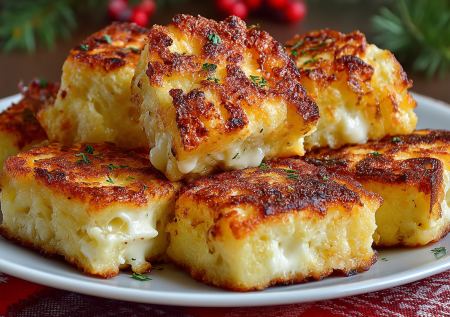 Вместо надоевших гренок — эти хлебные солнышки: сытные, нежные, с хрустящей корочкой и сырной начинкой