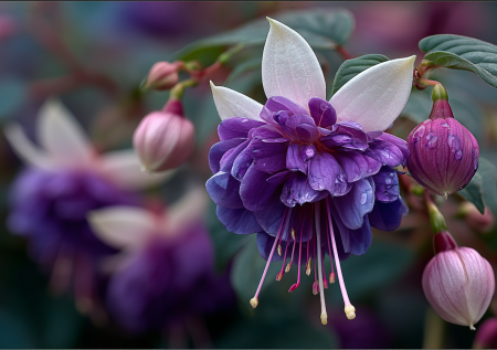 Контрастные «юбочки» от белого до пурпурного: королевский цветок для вазонов и клумб