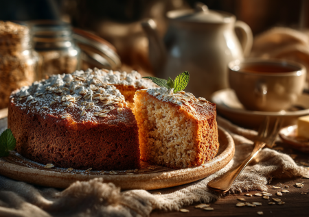 Овсянник — пирог без грамма орехов, но с ореховым вкусом готовится за 40 минут, нежнее и проще бисквита