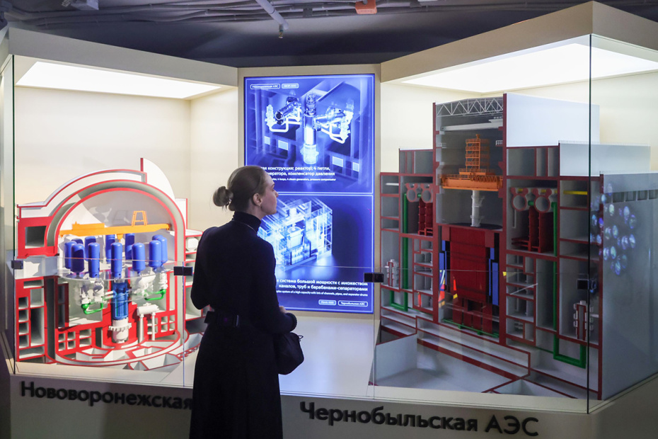 Экспозиция «Чернобыль. Подвиг народа» в музее «Атом» на ВДНХ в Москве. Экспозиция открылась 24 апреля, открытие приурочено к 40-летию аварии на Чернобыльской атомной электростанции 26 апреля 1986 года