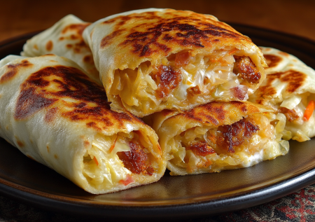 Заворачиваю капусту в лаваш и на огонь — пирог без замеса теста за 40 минут, сочнее и проще обычного