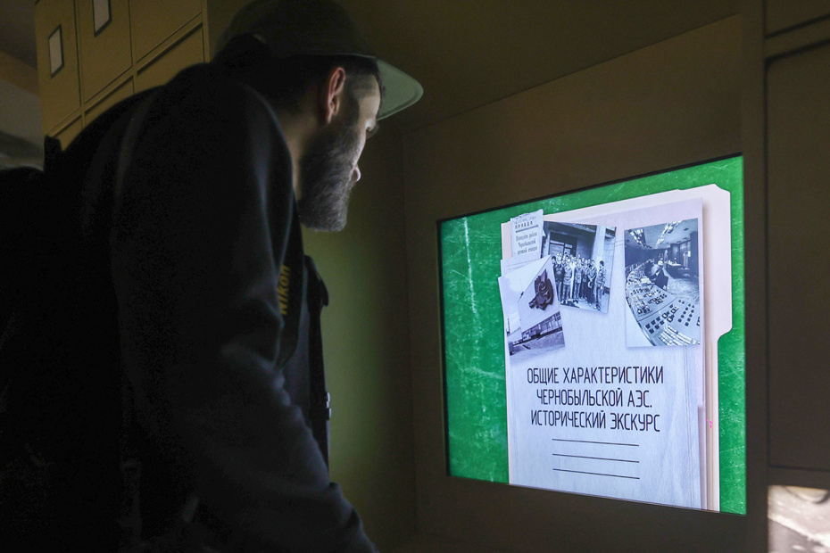 Экспозиция «Чернобыль. Подвиг народа» в музее «Атом» на ВДНХ в Москве. Экспозиция открылась 24 апреля, открытие приурочено к 40-летию аварии на Чернобыльской атомной электростанции 26 апреля 1986 года