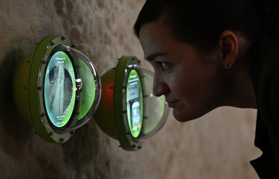 Фотокорреспондент NEWS Наталья Шатохина на выставке «Чернобыль. Подвиг народа» в музее «Атом» на ВДНХ в Москве. Экспозиция открылась 24 апреля, открытие приурочено к 40-летию аварии на Чернобыльской атомной электростанции 26 апреля 1986 года