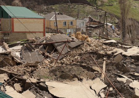 Оползни в Дагестане разрушили три частных дома