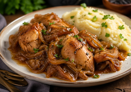 Луковая подлива превращает курицу в шедевр: готовлю вместо надоевшего гуляша и котлет