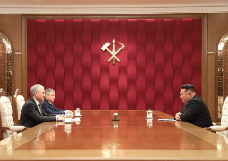 Володин встретился с Ким Чен Ыном в Пхеньяне