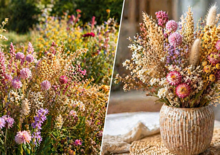 Не хотела сажать сухоцветы, но нашла «Застывшую музыку» и влюбилась. Почему раньше сухие цветы всегда были в доме