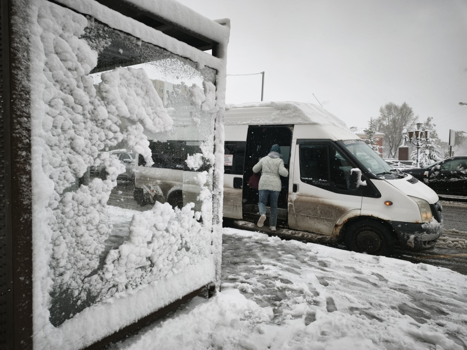Снегопад в Москве