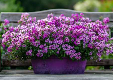 Сажаю в апреле и любуюсь на фиолетовое кружево: чудо-многолетник не боится ни засухи, ни дождя, ни возвратных морозов