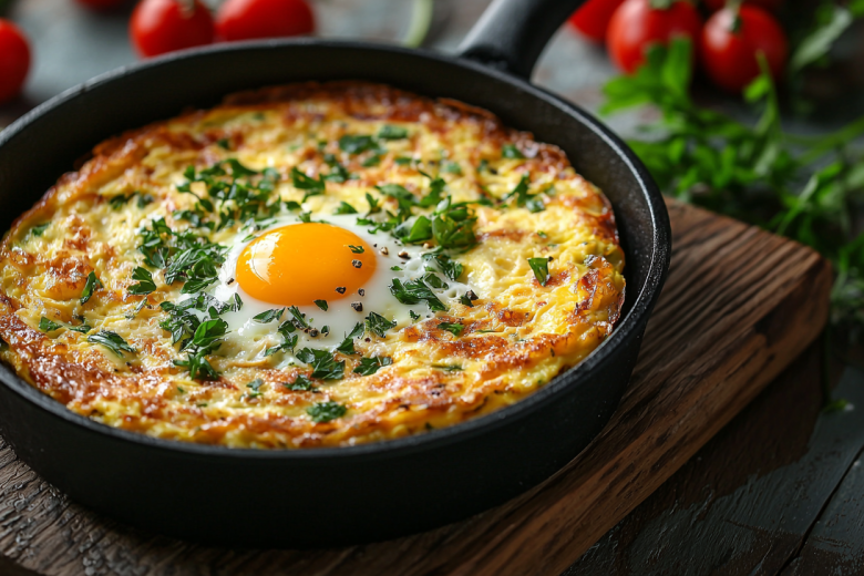 Драники с яйцом внутри