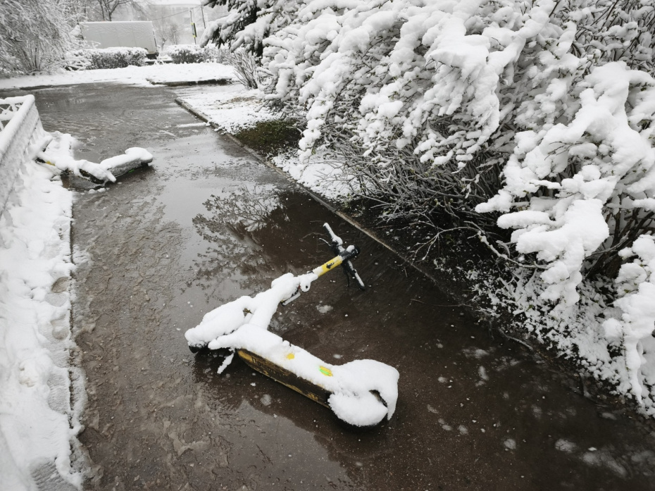 Снегопад в Москве