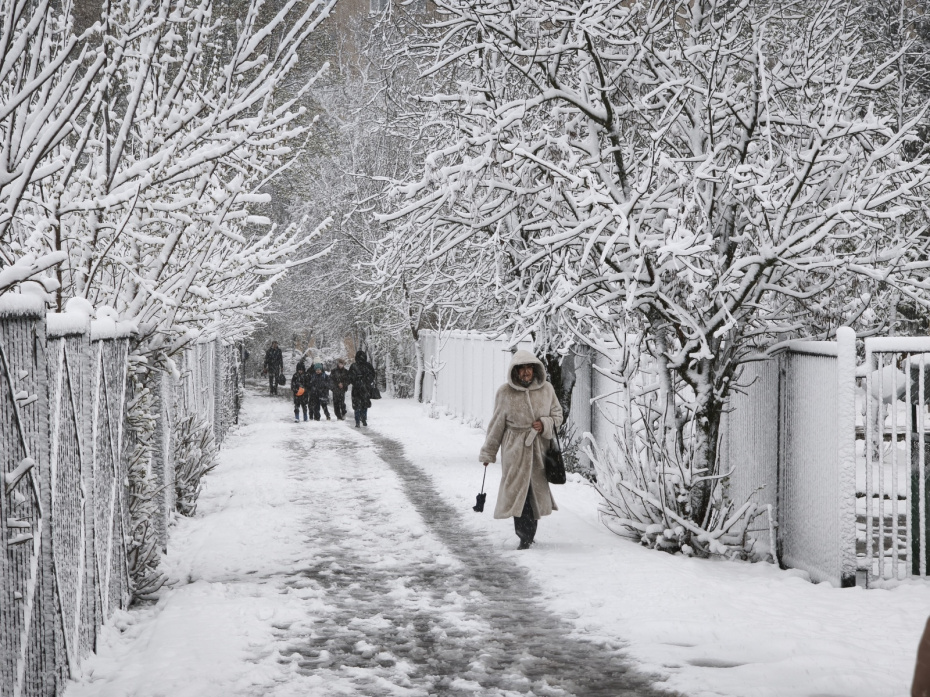 Снегопад в Москве