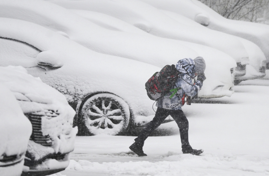 Снегопад в Москве