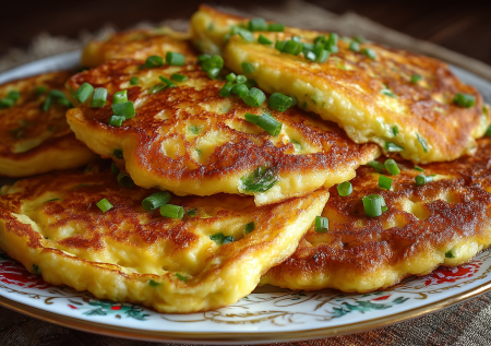 Смешала яйца и зелень — через 5 минут румяные «солнышки» готовы, сытнее и вкуснее пирожков