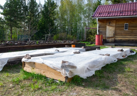 Черная пленка и горячая вода: вот как ускорить прогрев грядок вдвое
