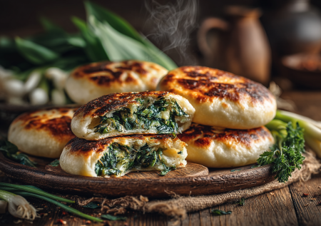 Весна на тарелке: 5 рецептов с зеленью, от теста до лепешек с пирожками