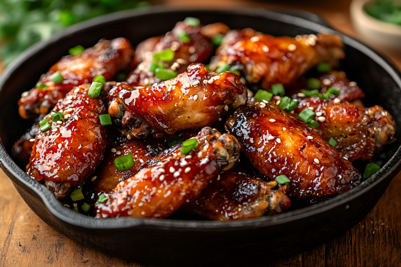 Пикантные крылья с соевым соусом и имбирем