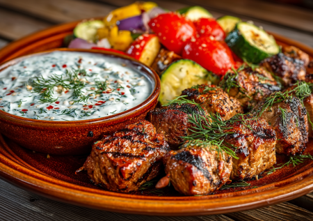 Легендарный белый соус для шашлыка: ароматный, с чесноком и зеленью — попробовав, забудете о кетчупе