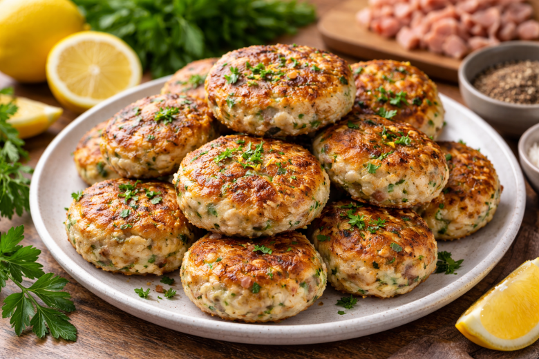 Котлеты из минтая с укропом и лимонной цедрой