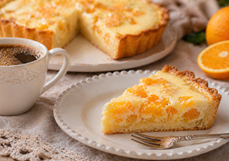 Апельсиновый пирог на масле: сливочный слой + сочная начинка — десерт, который просят снова и снова