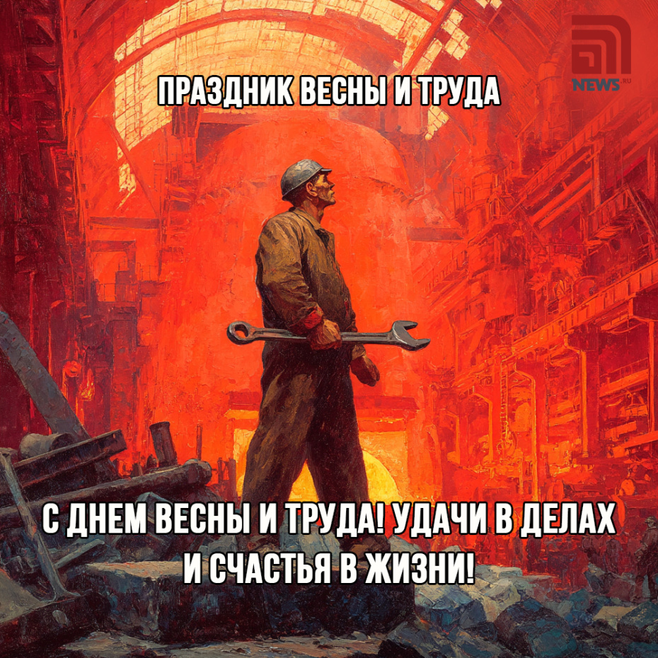 Поздравление с Первомаем