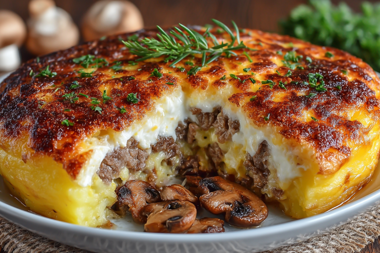 Картофельная запеканка с мясом: любимая с детства