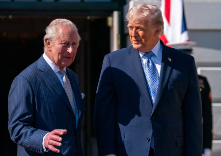 Встречу Карла III и Трампа не стали снимать из-за инцидента с Зеленским