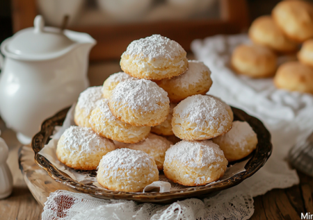 К чаю пеку печенье из творога и муки — творожные «Монетки»: мягкие, рассыпчатые, с хрустящей сахарной корочкой